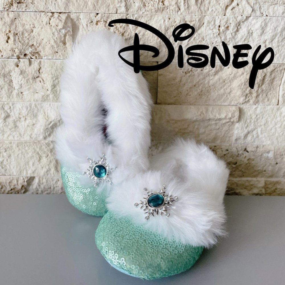 $2 Disney Frozen Princess Anna Shoes Slippers kids 6.5"
